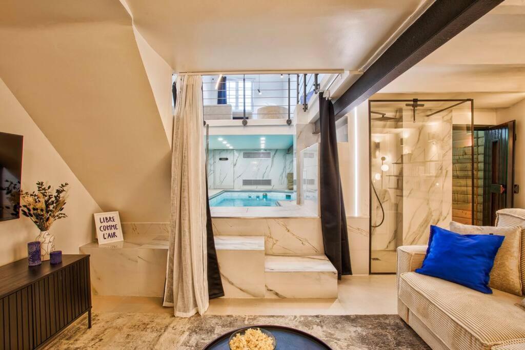 Deauville Luxury Blue Loft - Sauna And Inside Pool Trouville-sur-Mer Dış mekan fotoğraf